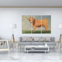 Canvas 40 x 60 - Daisy the highland cow