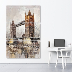 Toile 40 x 60 - Le tower bridge par un jour gris