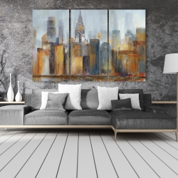 Toile 40 x 60 - Paysage urbain avec le chrysler building