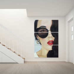 Canvas 40 x 60 - Fashionable sunglasses