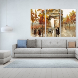 Toile 40 x 60 - Arc de triomphe en automne