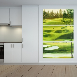 Toile 40 x 60 - Grand terrain de golf