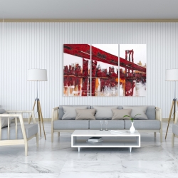 Canvas 40 x 60 - Red bridge