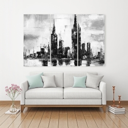 Canvas 40 x 60 - Mono urban cityscape