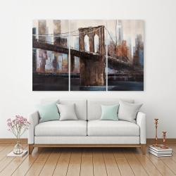 Toile 40 x 60 - Pont brooklyn urbain