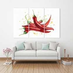 Canvas 40 x 60 - Red hot peppers