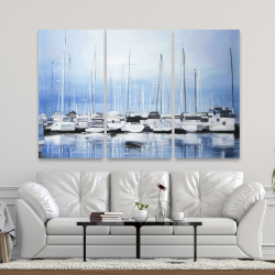 Canvas 40 x 60 - Boats at the dock