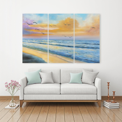 Canvas 40 x 60 - Breathtaking tropical sunset