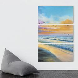 Canvas 40 x 60 - Breathtaking tropical sunset