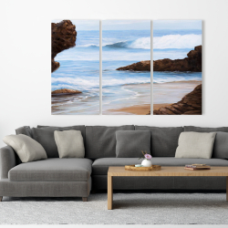 Toile 40 x 60 - Roches et mer