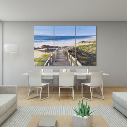 Canvas 40 x 60 - Walk to the seaside