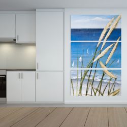 Canvas 40 x 60 - Oyat plant and seaside