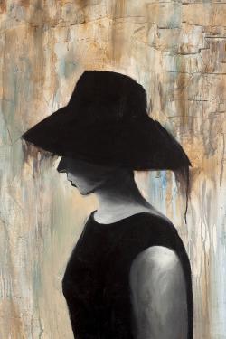 Audrey hepburn avec un grand chapeau