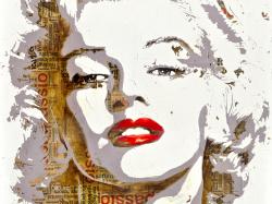 Marilyn monroe et typographie