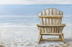 Chaise de plage en bois