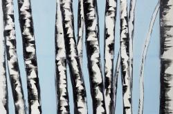 Pastel birches