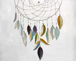 Dreamcatcher with feathers