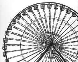 Grande roue monochrome