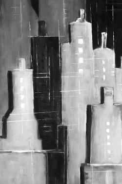  paysage urbain noir et blanc abstrait