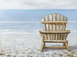 Chaise de plage en bois