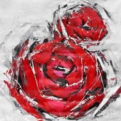 Abstract red roses