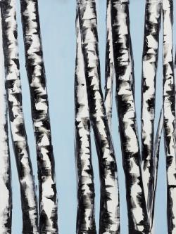 Pastel birches