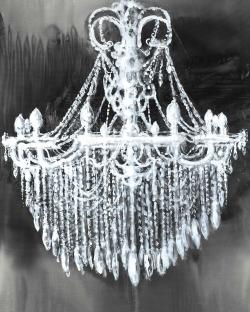Big glam chandelier