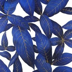  feuilles bleues abstraites et modernes