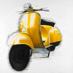 Scooter jaune italien