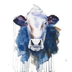 Watercolor cow