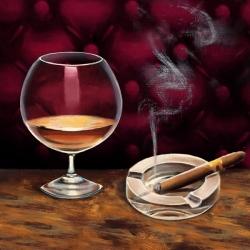 Alcohol and cigar