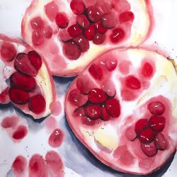 Pomegranate pieces
