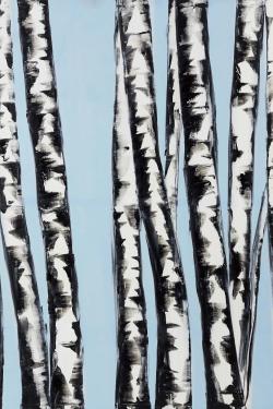 Pastel birches