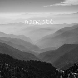Namaste monochrome