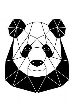 Geometric panda