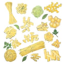 Différents types de pâtes