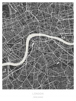 Plan graphique de londres