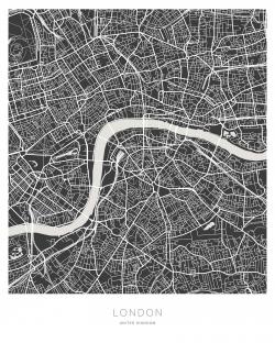 Plan graphique de londres