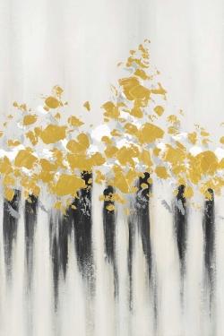 Abstract gold flowers 