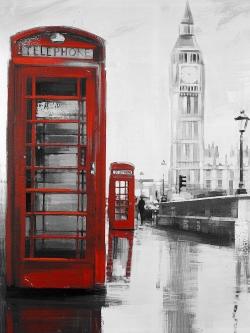 Cabine téléphonique rouge et le big ben