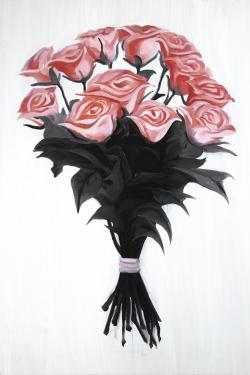 Bouquet de roses corail