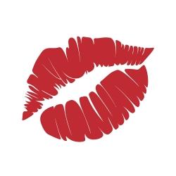 Marque de rouge à lèvres