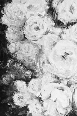 Jardin de roses monochrome