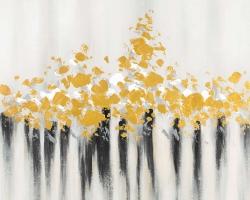 Abstract gold flowers 