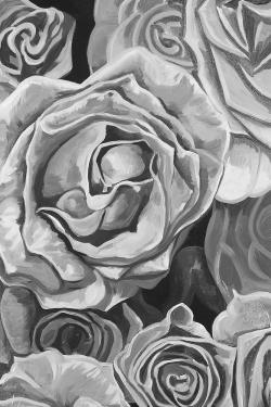 Grayscale roses