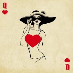 Queen of hearts