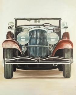 Old 1920s luxury car