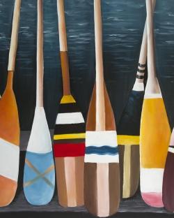 Colorful paddles