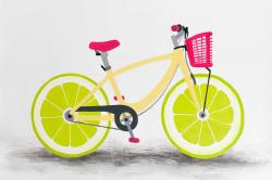 Bicyclette avec roues de lime