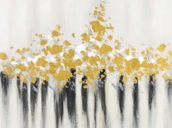 Abstract gold flowers 